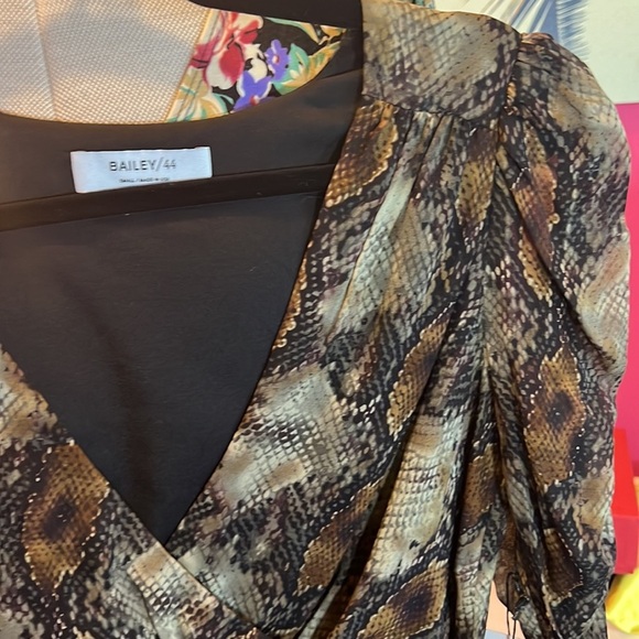 REVOLVE chocolate brown snakeskin mini dress - Picture 10 of 15